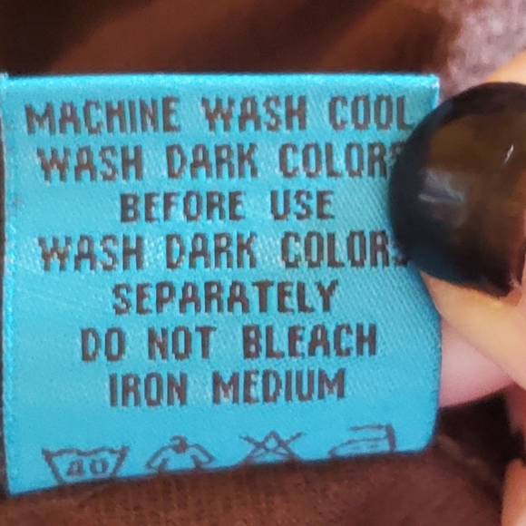 COWGIRL HARDWARE SZ XL. CHOCOLATE BROWN TEXTURE  FLORAL. LONG SLEEVE SNAP CLOSUR - Picture 9 of 9